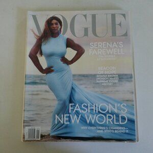 Vogue September 2022 fashion magazine fall fashion issue featuring Seren…